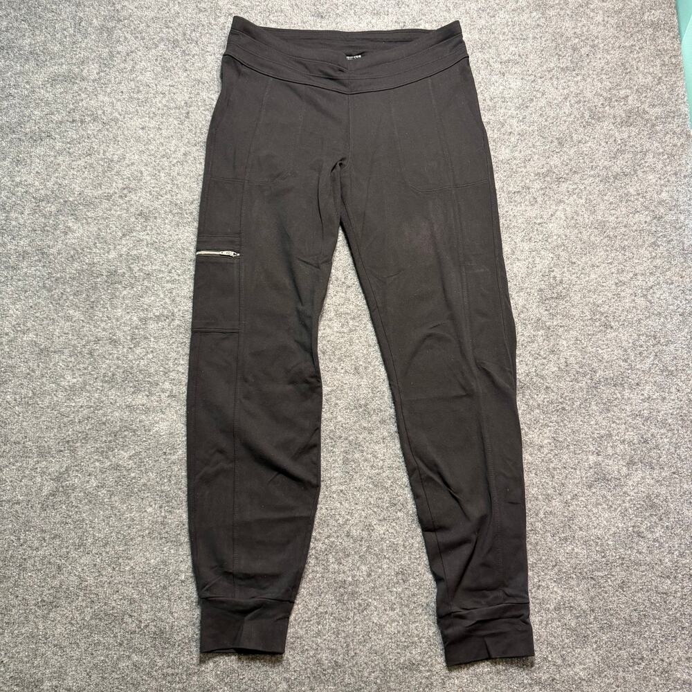 Athleta Black Cargo Jogger Pants Zip Pocket Women Size Small‎